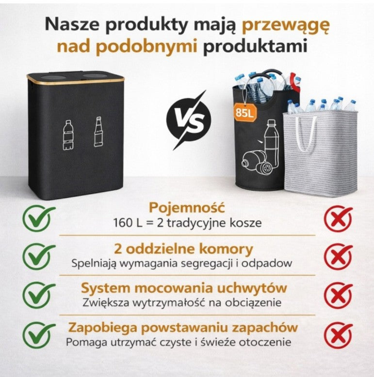 Higieniczny Organizer na Butelki 160L