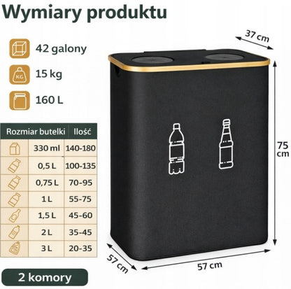 Higieniczny Organizer na Butelki 160L