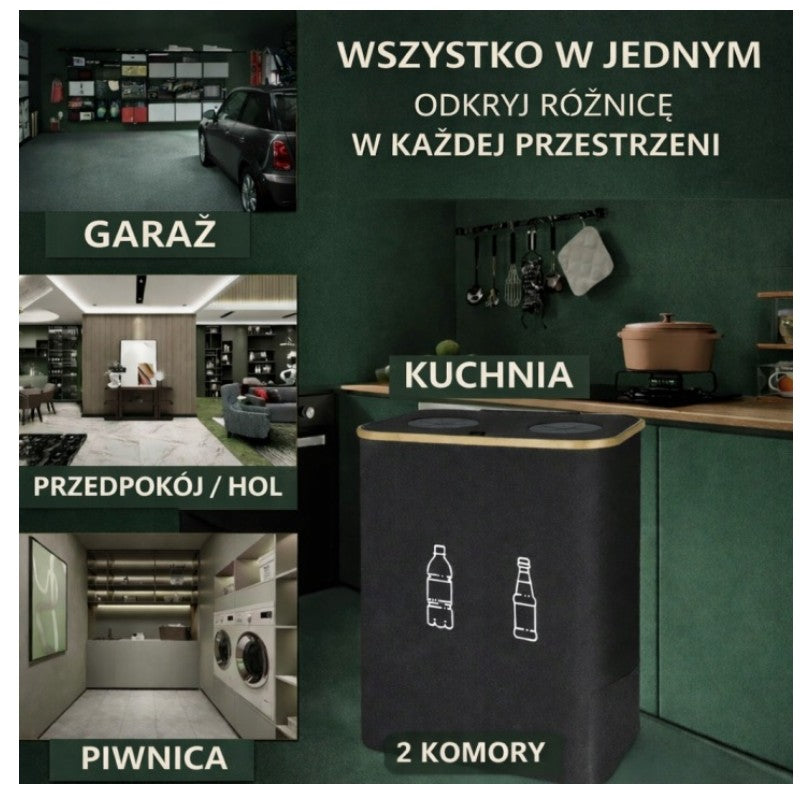 Higieniczny Organizer na Butelki 160L